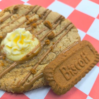 Gooey Butter Biscoff Cookies