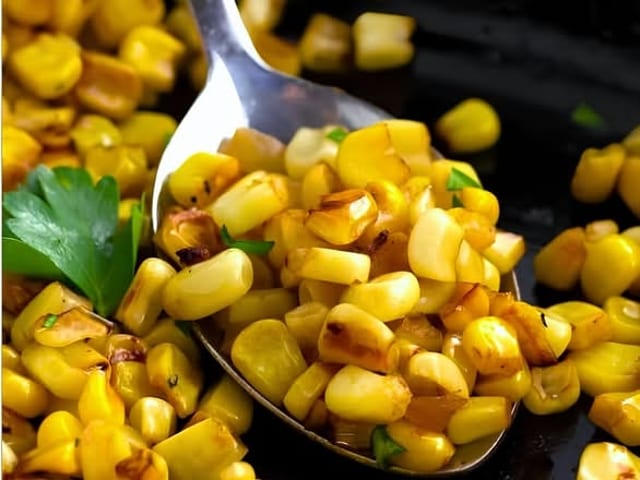 Seasoned Whole Kernel Corn Spicy.